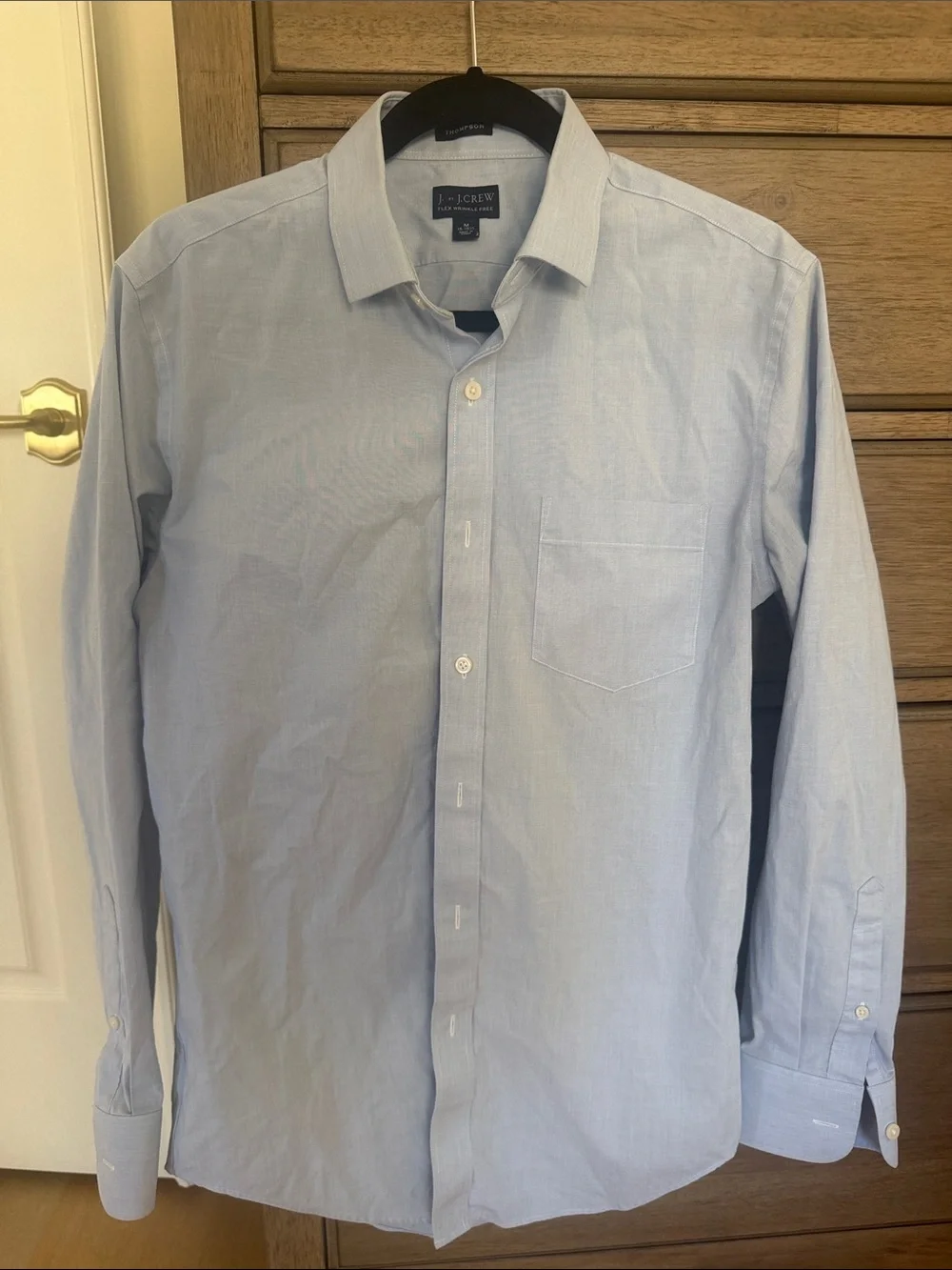 J. Crew Men's Light Blue Oxford Dress Shirt